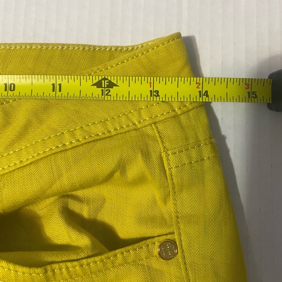 Tory Burch Women's Lime Straight Leg Jeans - Picture 3 of 16
